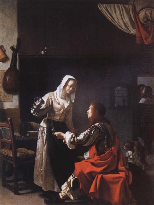 Tavern scene, MIERIS, Frans van, the Elder